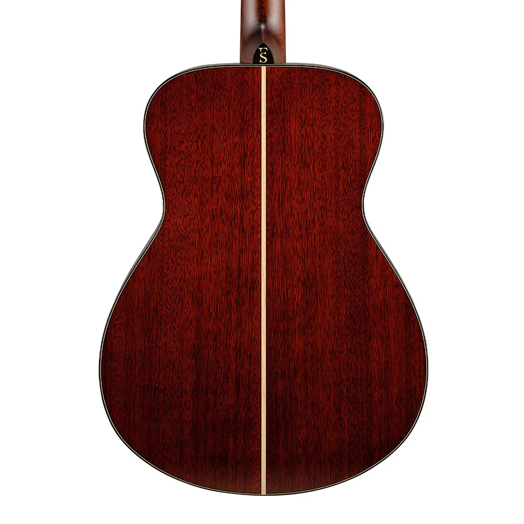 Yamaha FS9 Mahogany Concert Acoustic Guitar with Case - Natural - Image 2