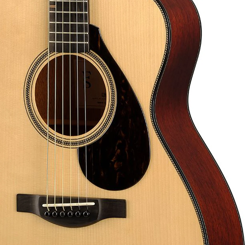 Yamaha FS9 Mahogany Concert Acoustic Guitar with Case - Natural - Image 7