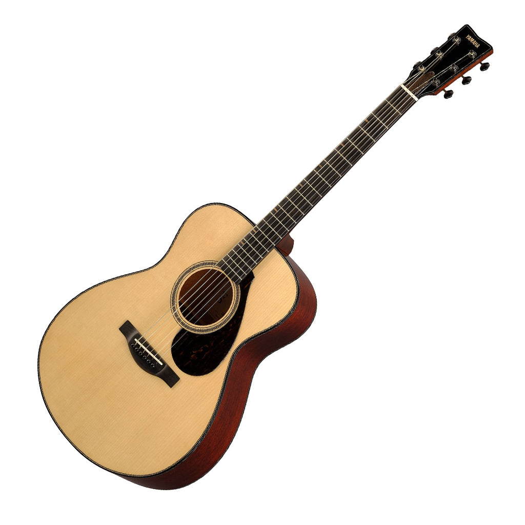 Yamaha FS9 Mahogany Concert Acoustic Guitar with Case - Natural - Image 8