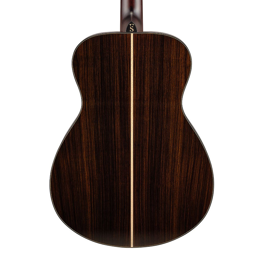 Yamaha FS9 Rosewood Concert Acoustic Guitar with Case - Natural - Image 2
