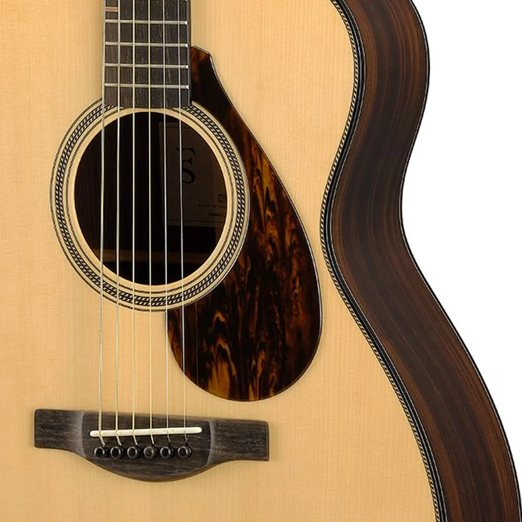 Yamaha FS9 Rosewood Concert Acoustic Guitar with Case - Natural - Image 7