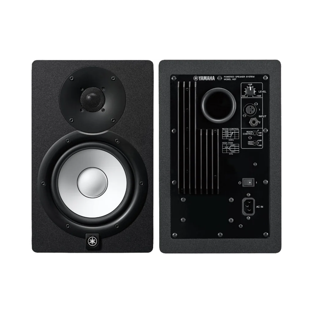 Yamaha HS7 6.5 inch Powered Studio Matched Pair - Black - Image 3