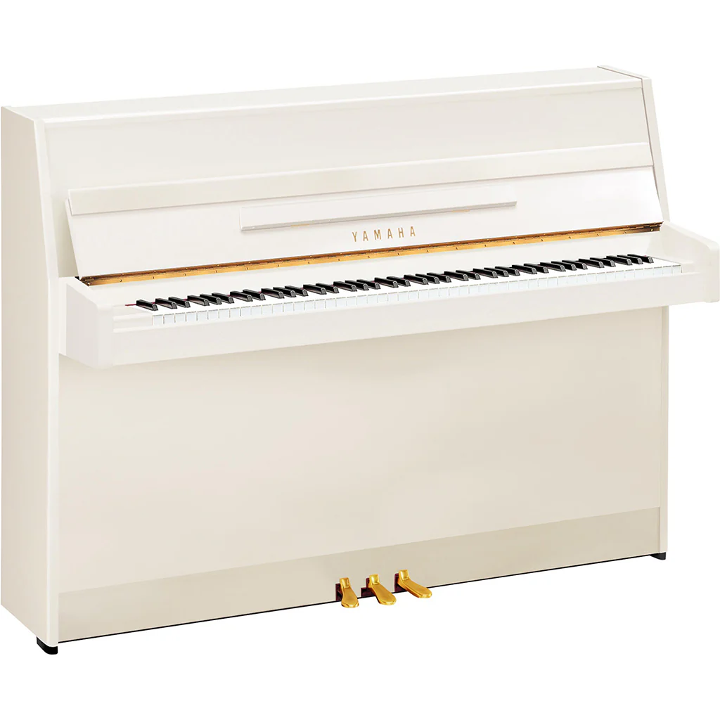 Yamaha JU109PWH Upright Piano - Polished White