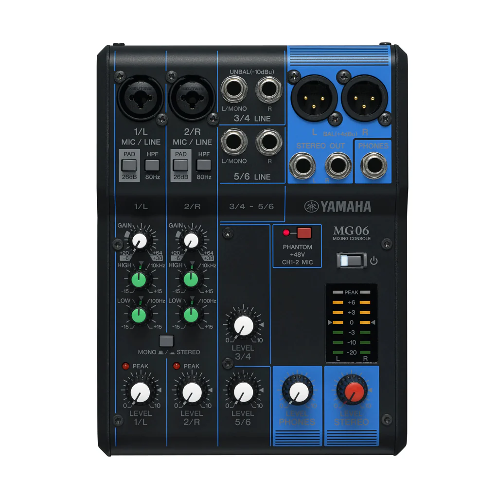 Yamaha MG06 Mixing Console