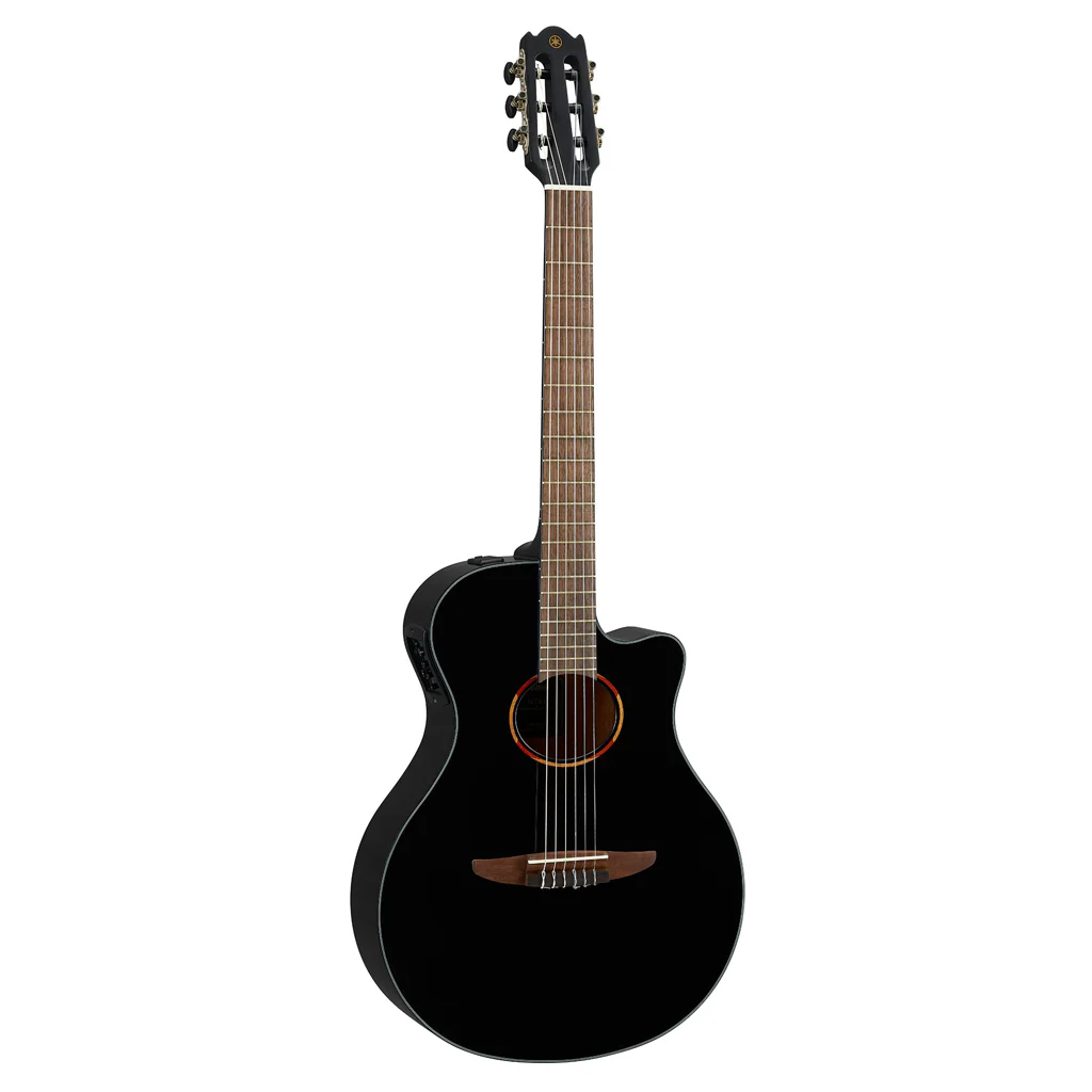 Yamaha NTX1 Nylon Acoustic Electric Guitar - Black - Image 2