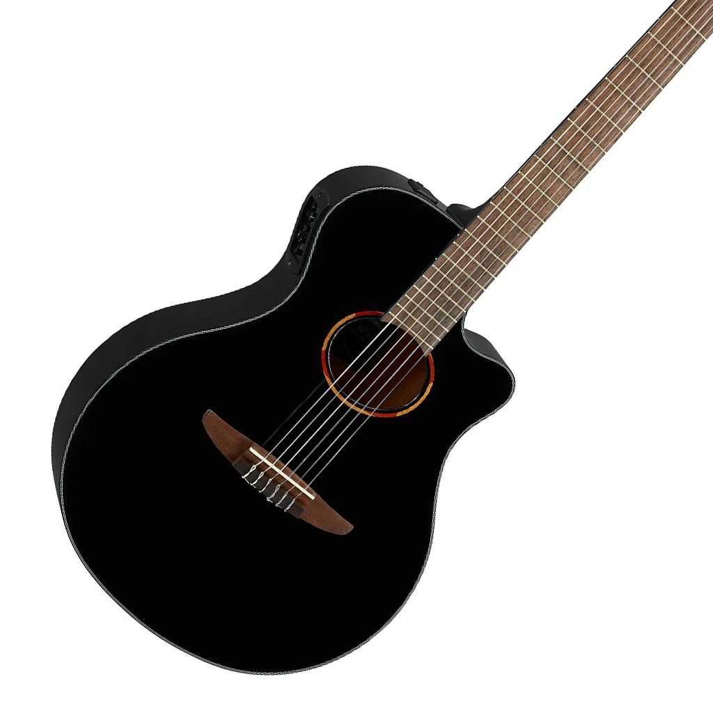 Yamaha NTX1 Nylon Acoustic Electric Guitar - Black - Image 5