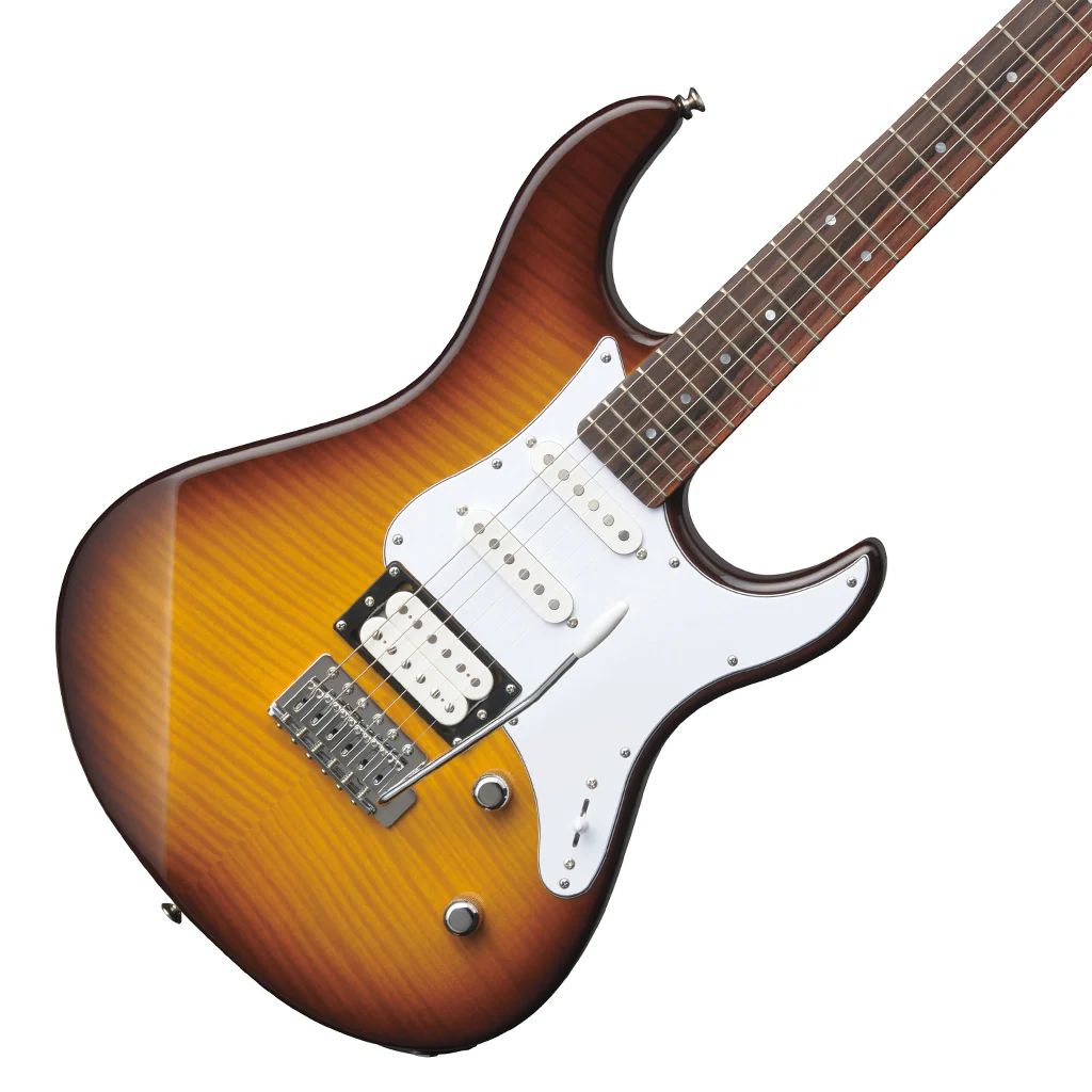 Yamaha Pacifica 212VFM Electric Guitar - Flamed Maple Tobacco Brown Sunburst - Image 4