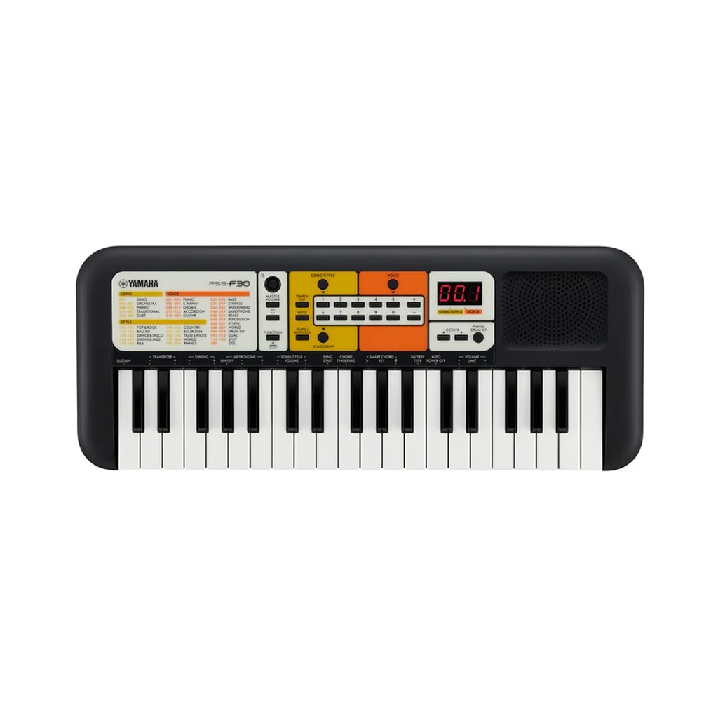 Yamaha PSS-F30 Mini Piano Keyboard - Black