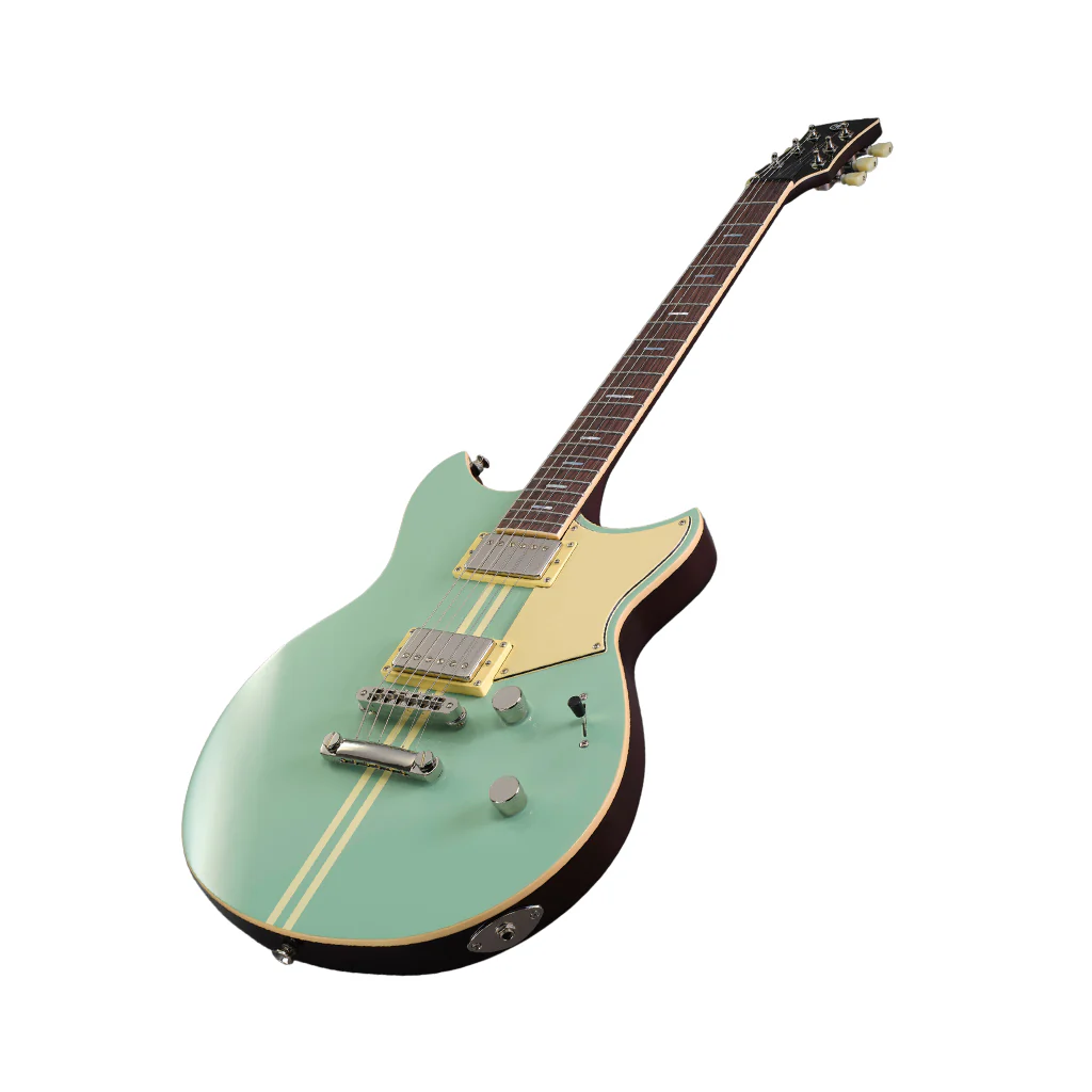 Yamaha RSS20 Revstar Standard Chambered Mahogany w/Maple Top - Sonic Blue - Image 7