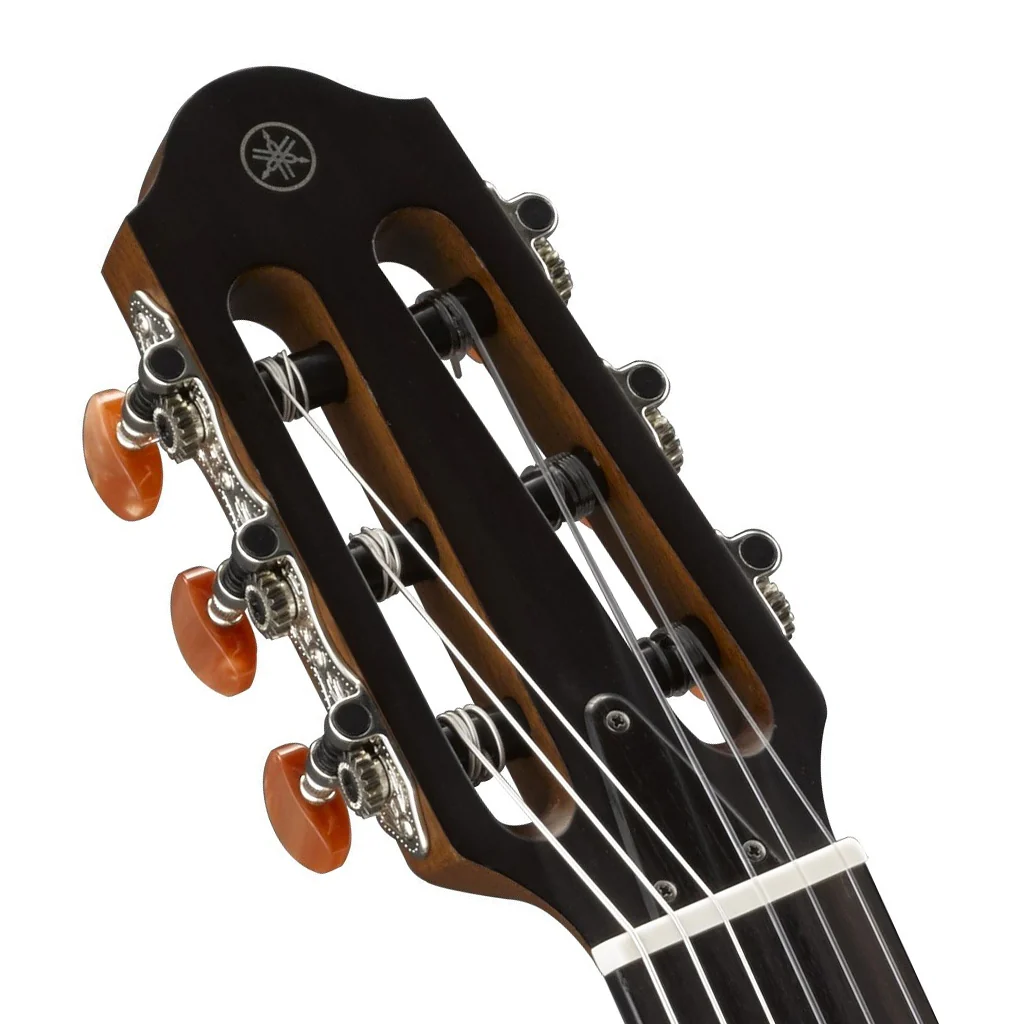Yamaha Silent Guitar Nylon String w/Carry Bag - Translucent Black - Image 3