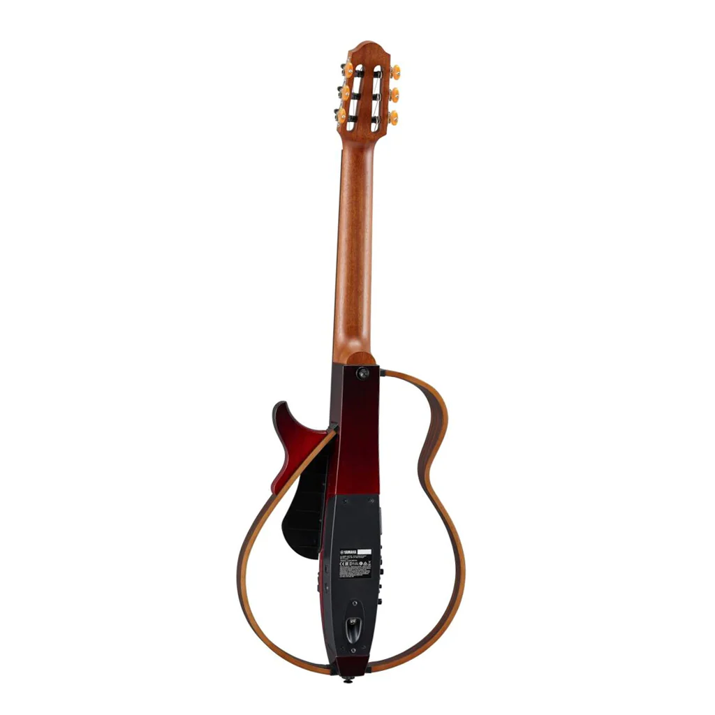 Yamaha SLG200NCRB Silent Nylon String Guitar - Crimson Red Burst - Image 3
