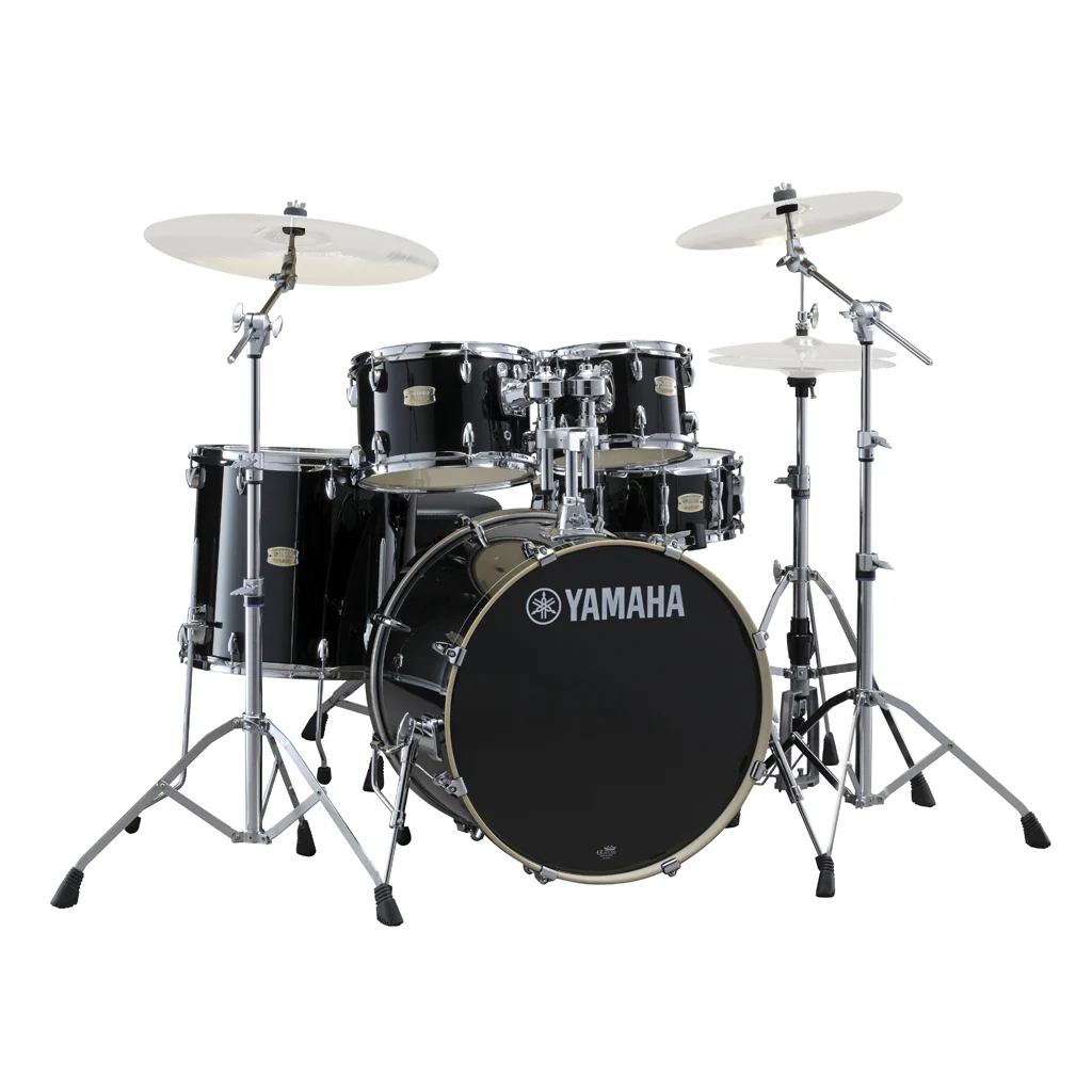 Yamaha Stage Custom Birch Fusion Drum Kit - Raven Black - Image 3