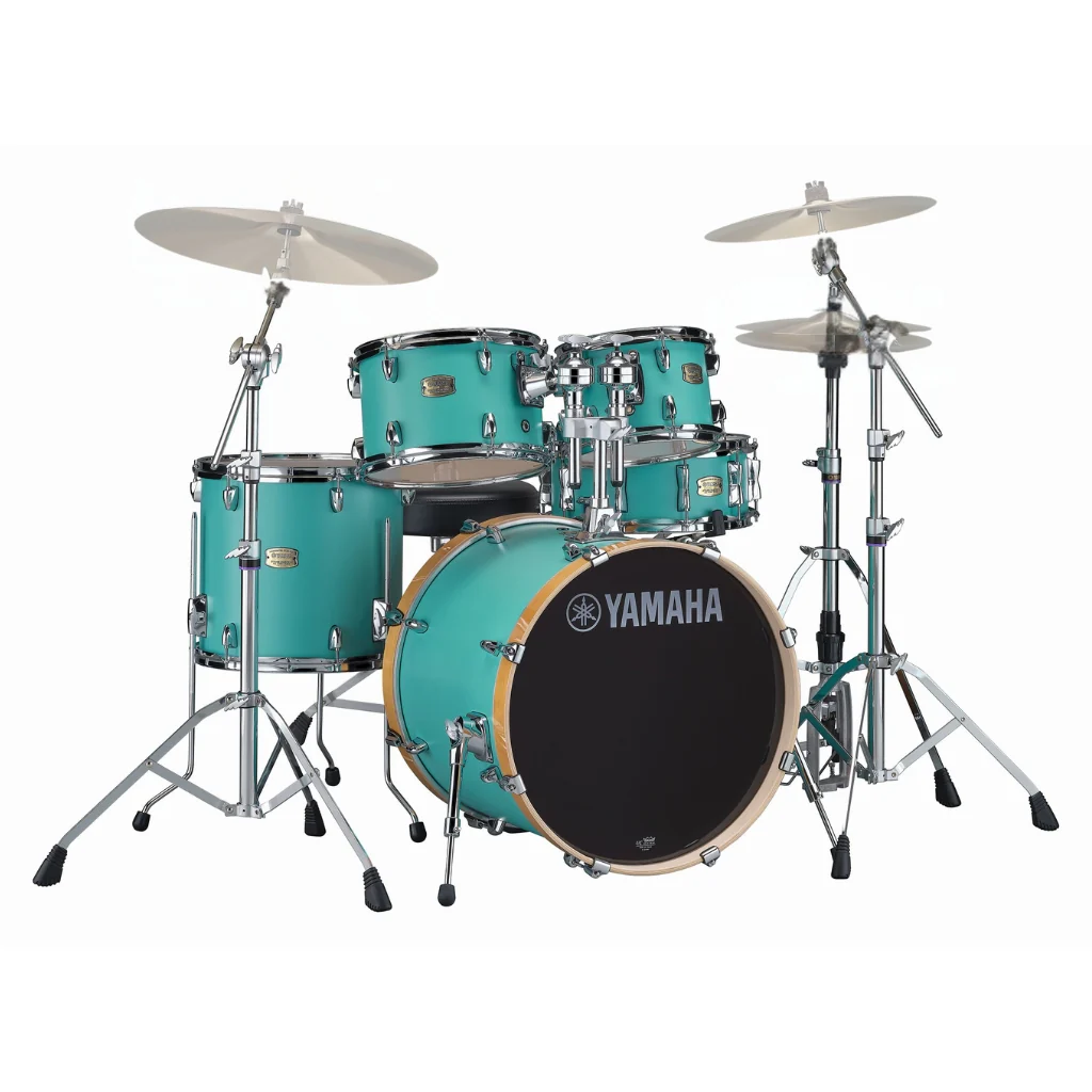 Yamaha Stage Custom Birch Fusion Pack with HW780 Hardware - Matte Surf Green