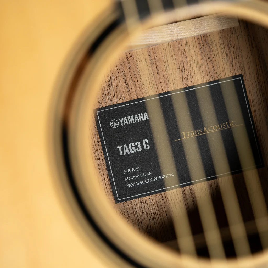 Yamaha TAG3 C TransAcoustic Guitar - Natural - Image 8