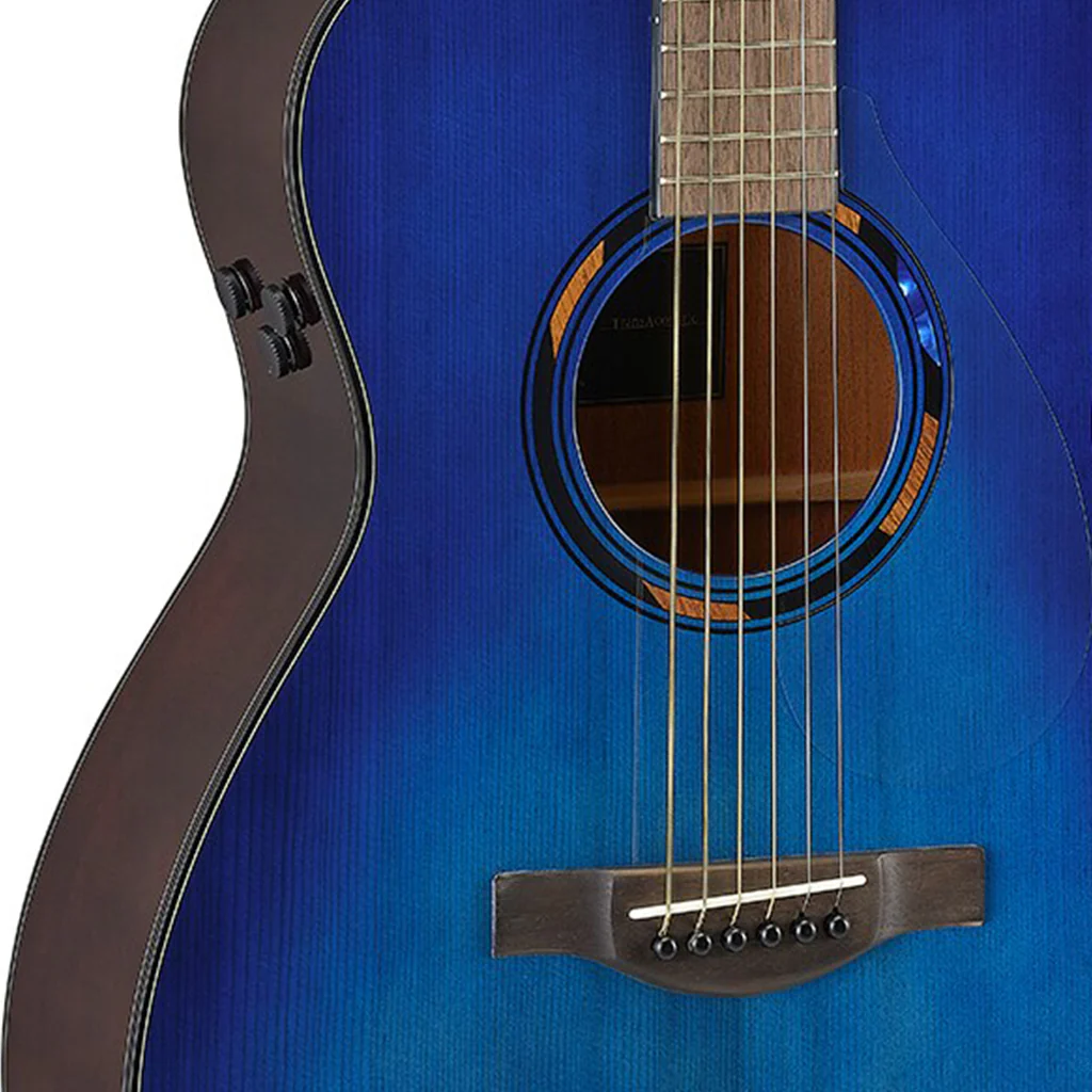 Yamaha TAS1 Element TransAcoustic Guitar - Ultra Marine Gloss - Image 7