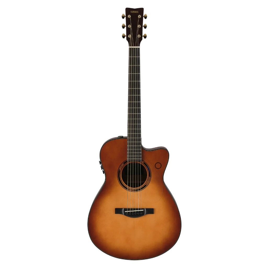 Yamaha TAS3 C TransAcoustic Concert Acoustic-Electric Guitar - Sand Burst Gloss - Image 3