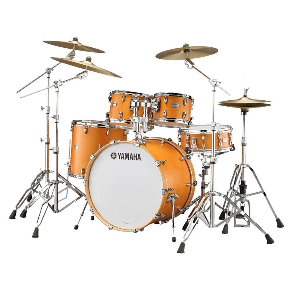 Yamaha Tour Custom Euro Drum Kit with Hardware Pack - Butterscotch Satin - Image 2