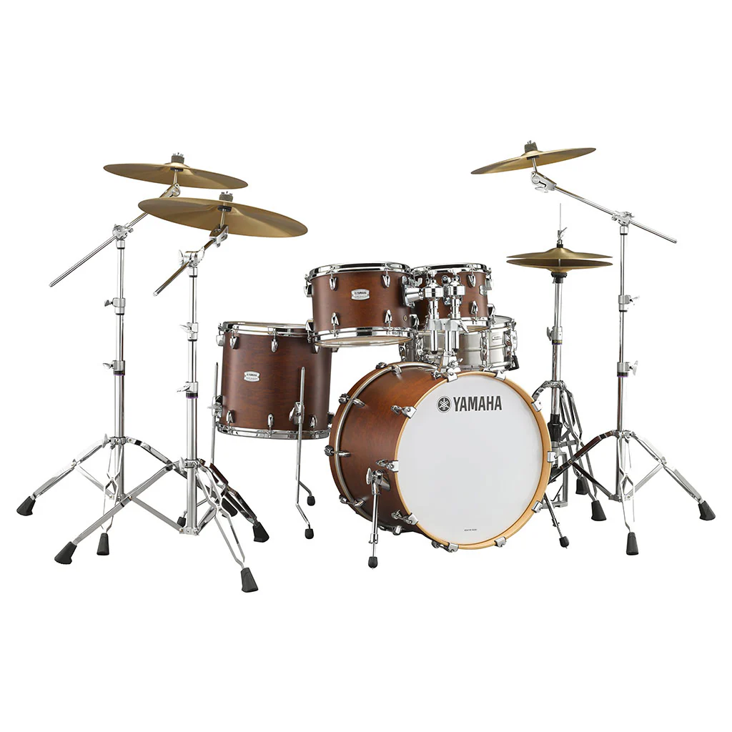 Yamaha Tour Custom Euro Drum Kit with Hardware Pack - Chocolate Stain