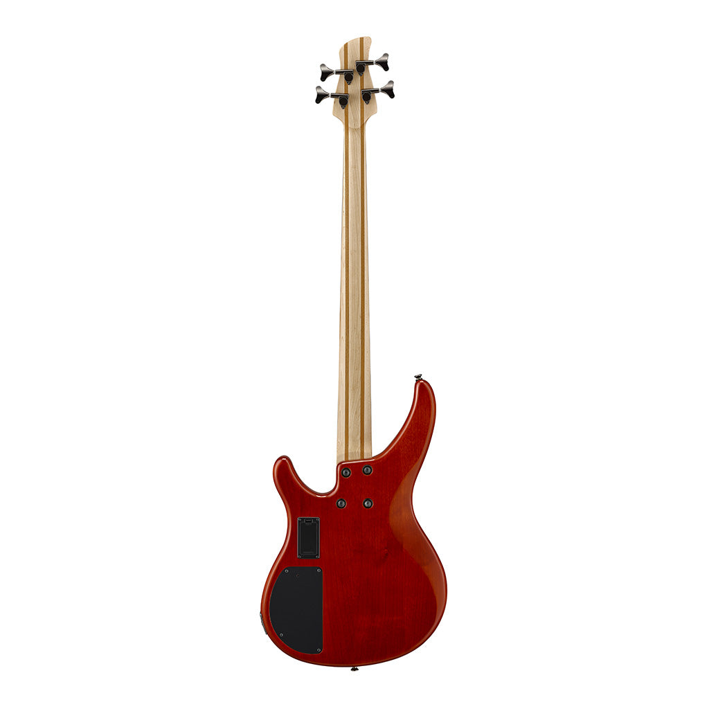 Yamaha TRBX604FM 4-String Bass Guitar - Caramel Brown - Image 4
