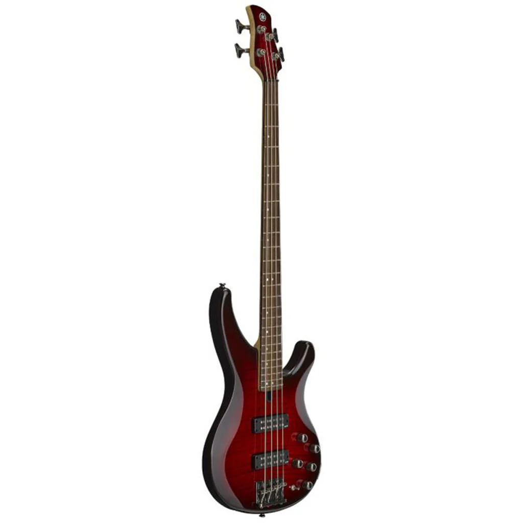 Yamaha TRBX604FMDRB Electric Bass Guitar - Dark Red Burst - Image 3