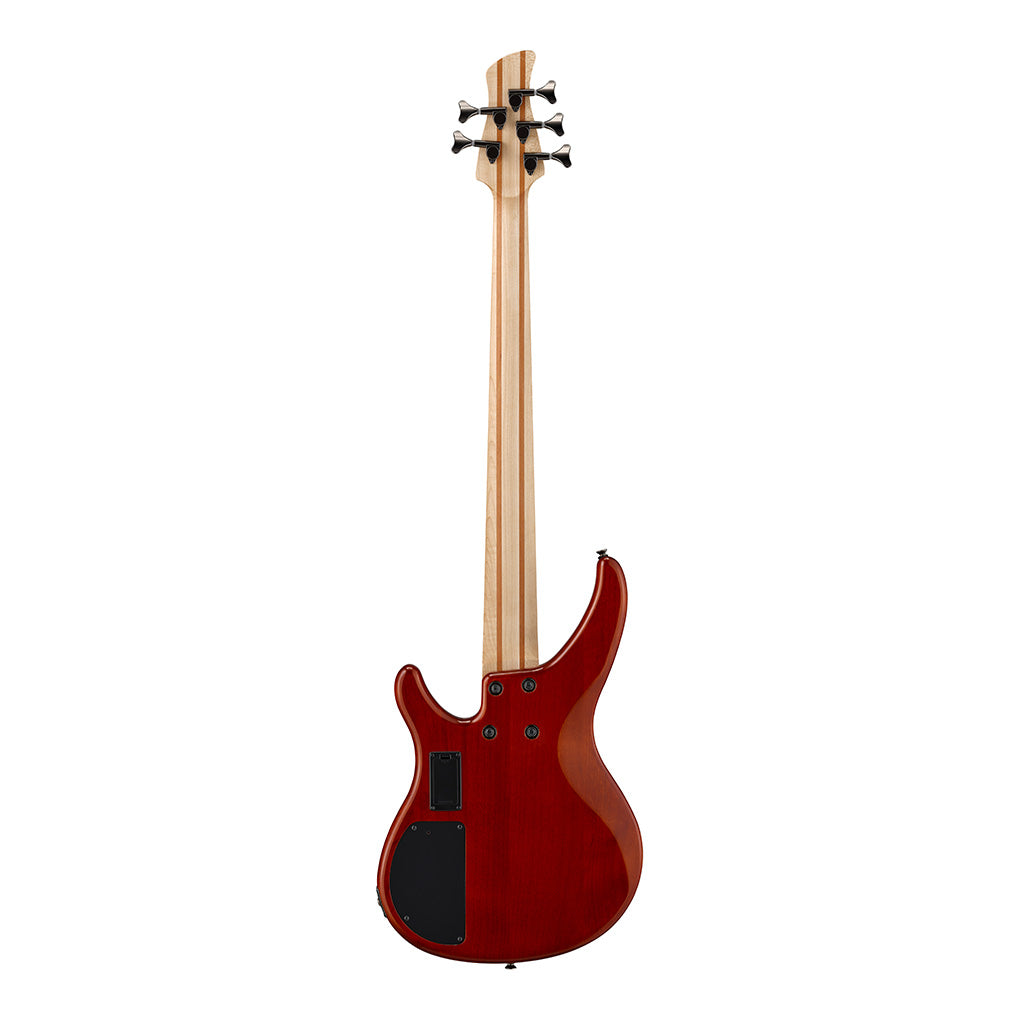 Yamaha TRBX605FM 5-String Bass Guitar - Caramel Brown - Image 4