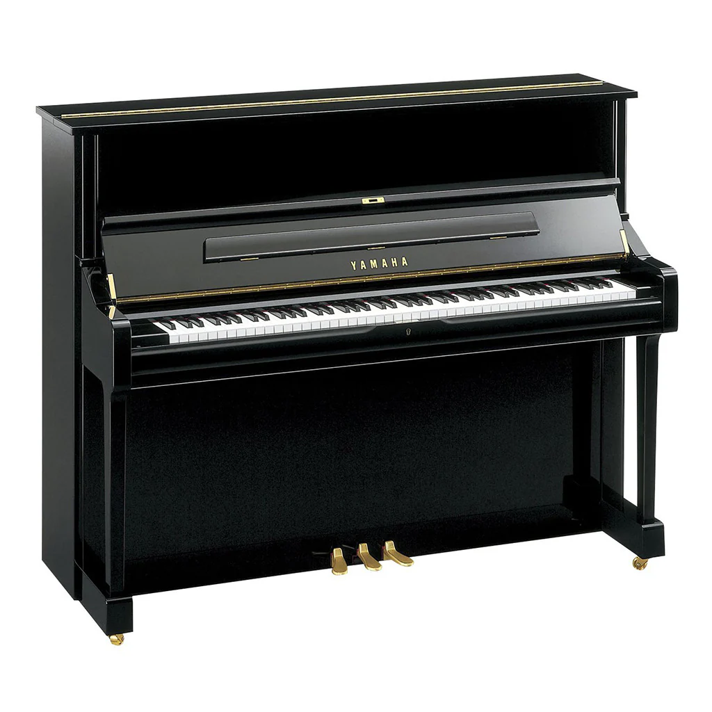 Yamaha U1PEQ Upright Piano - Polished Ebony