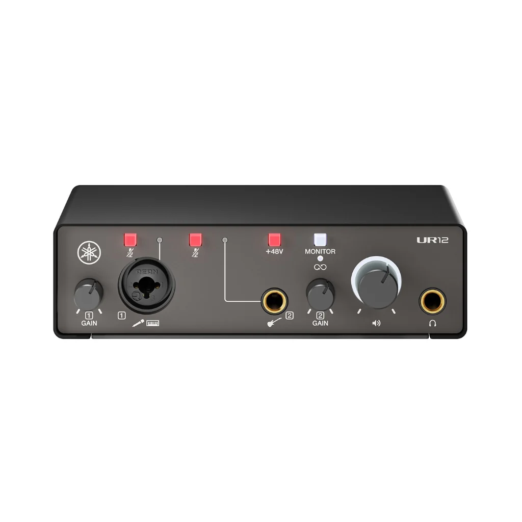 Yamaha UR12-MK3 USB-C Audio Interface - Black - Image 2