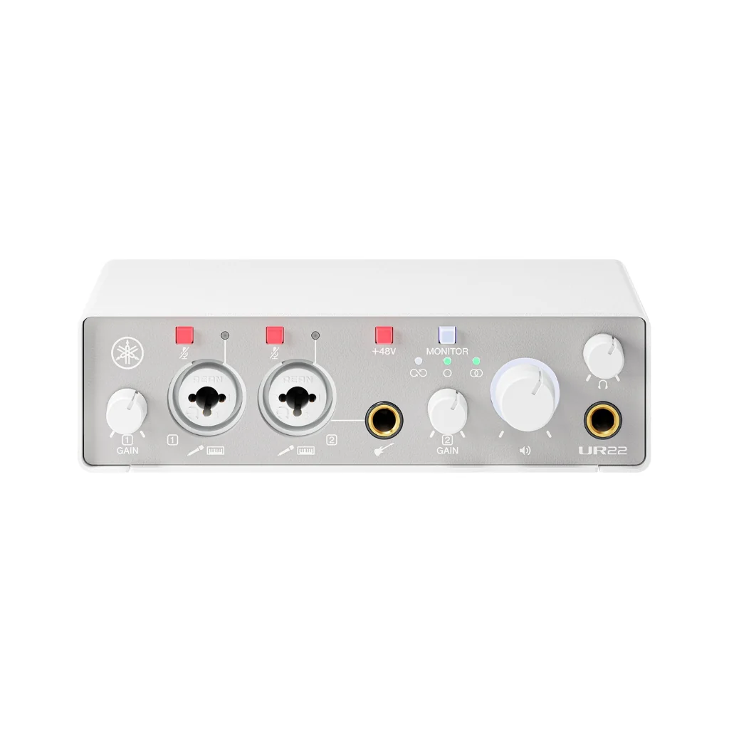 Yamaha UR22-MK3 USB-C Audio Interface with Software Suite - White - Image 2