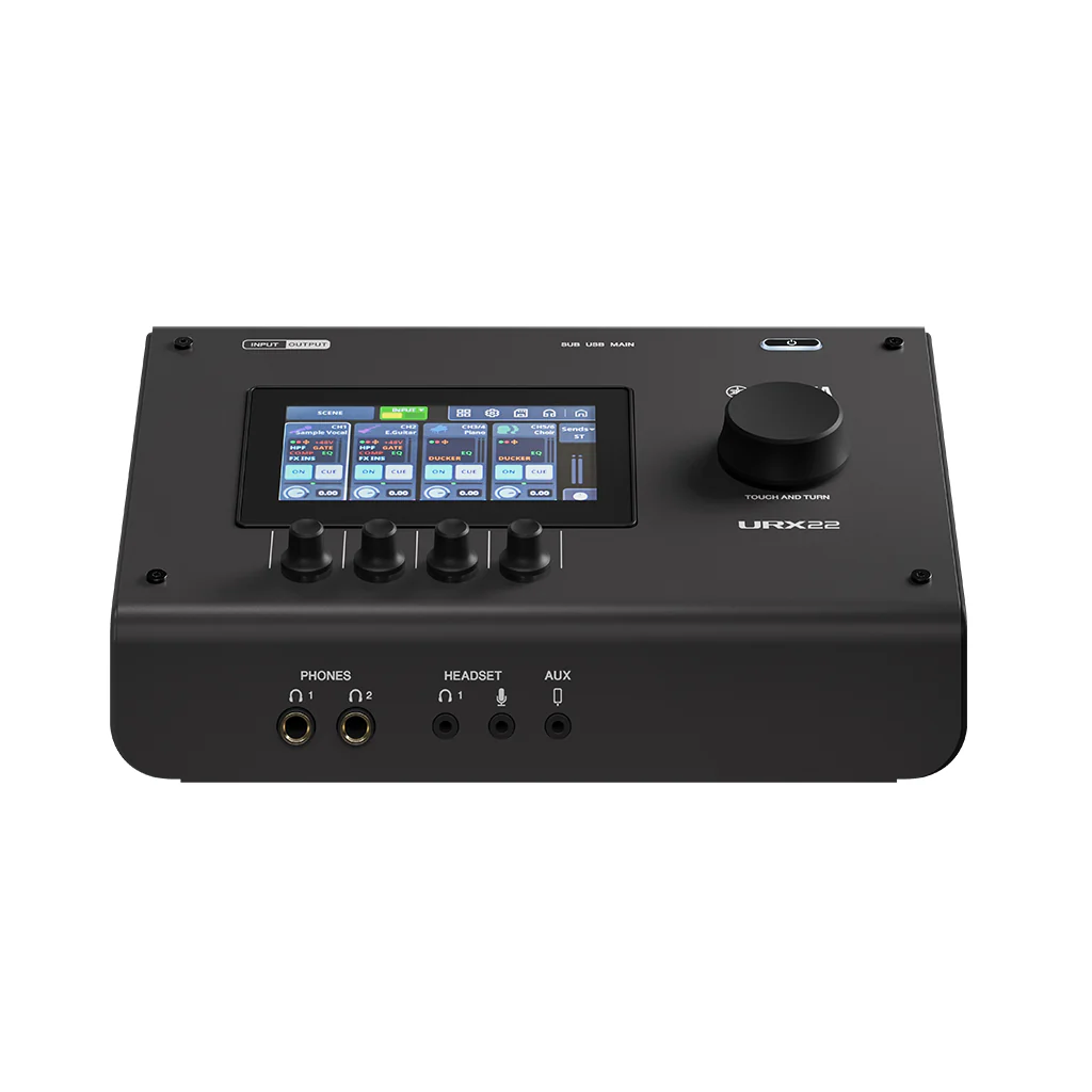 Yamaha URX22 Compact Audio Interface 4-In/2-Out - Black - Image 3