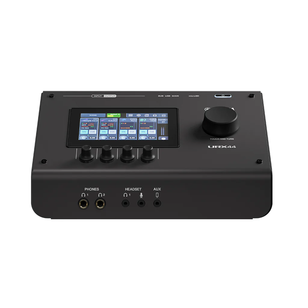 Yamaha URX44 Compact Audio Interface 6-In/4-Out - Black - Image 3