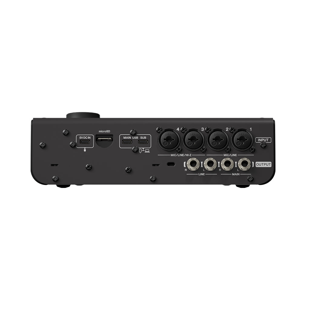 Yamaha URX44 Compact Audio Interface 6-In/4-Out - Black - Image 5