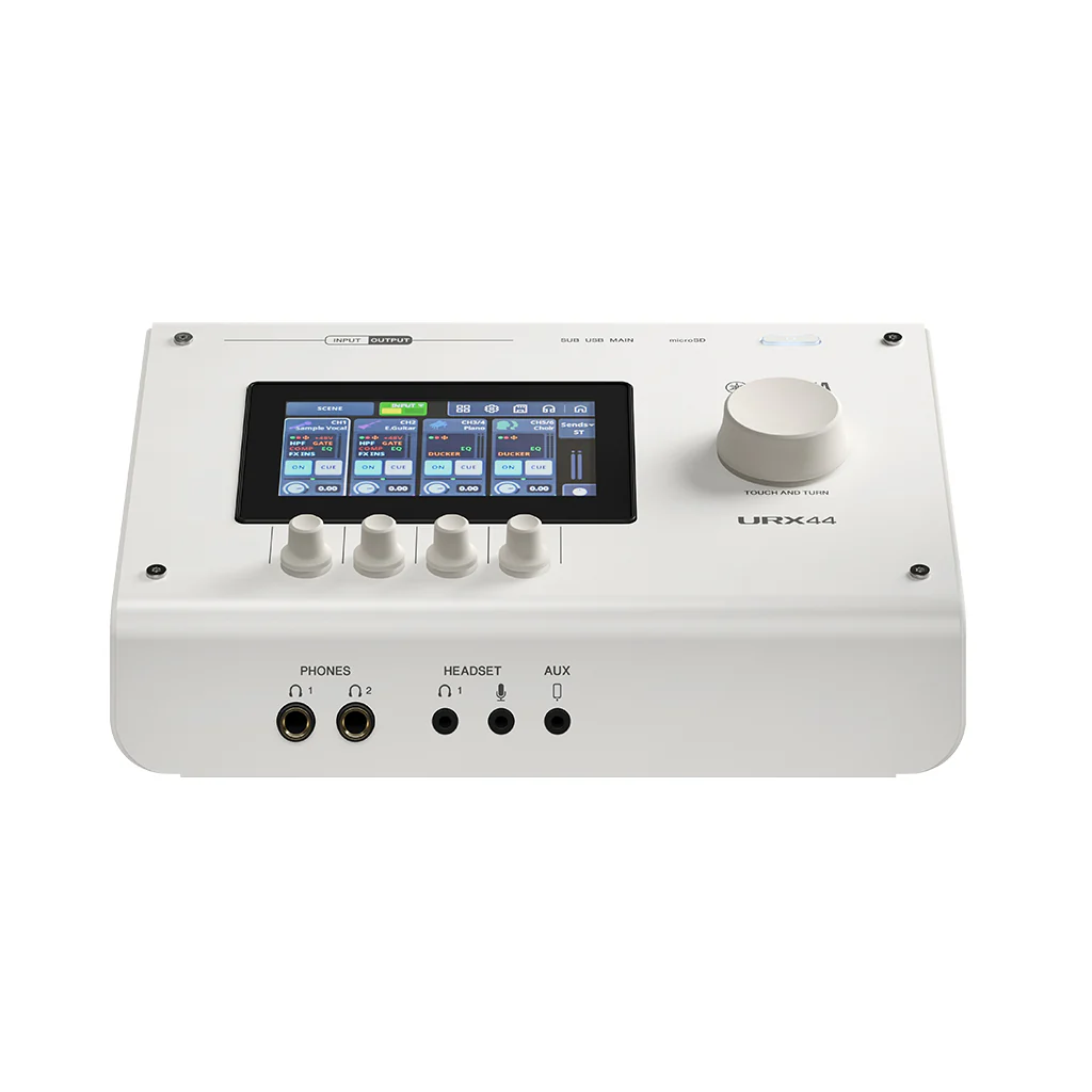 Yamaha URX44 Compact Audio Interface 6-In/4-Out - White - Image 3