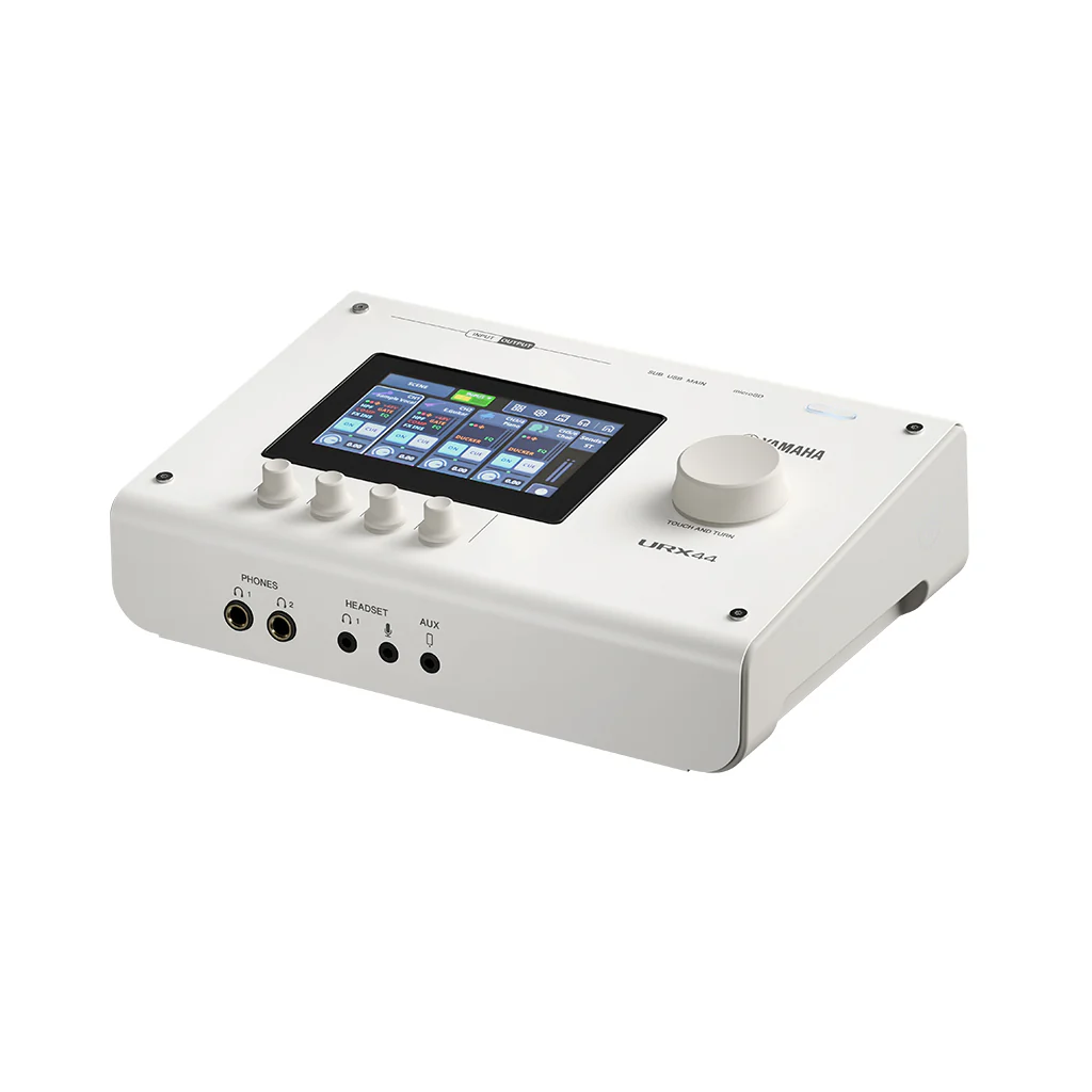 Yamaha URX44 Compact Audio Interface 6-In/4-Out - White - Image 4