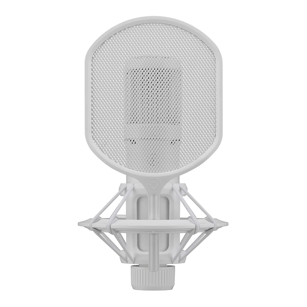 Yamaha YCM705 Condenser Microphone w/Shock Mount & Pop Filter - White