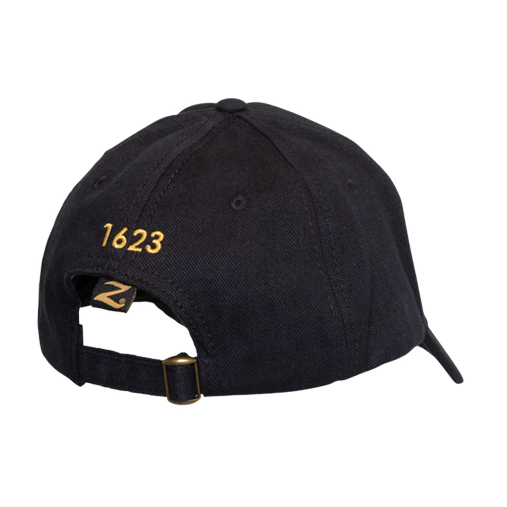 Zildjian Classic Black Baseball Cap with Gold Logo - Image 2