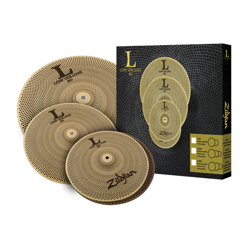 Zildjian L80 Low Volume Cymbal Pack - 13" 14" 18"